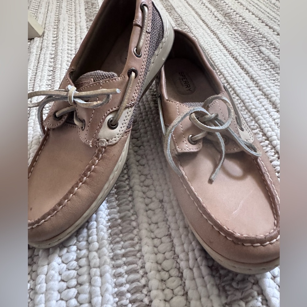 Sperry Top Sider Women’s Tan Brown Boat Casual Oxford Shoes ⛵️